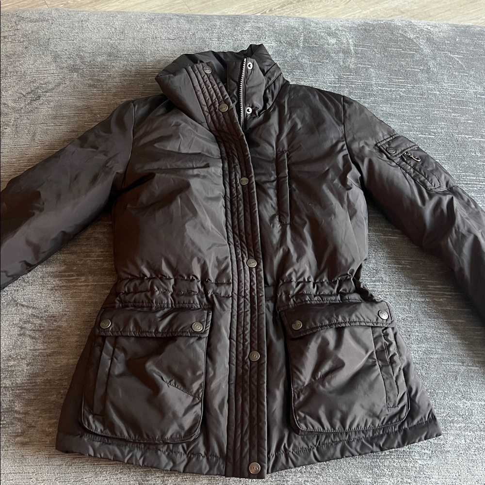 DKNY puffer hooded jacket